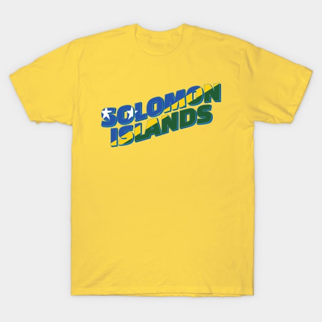 Solomon Islands vintage style retro souvenir T-Shirt by DesignerPropo